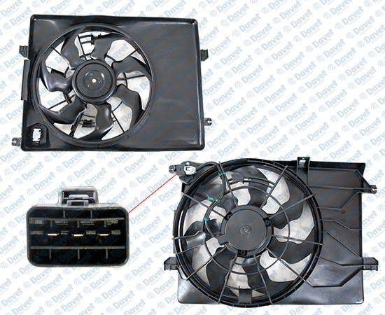 SWAPP 86513 Fan Motoru Davlumbazli Hyundai Ix35 1.6 Gdi / 2.0 Crdi 10>
